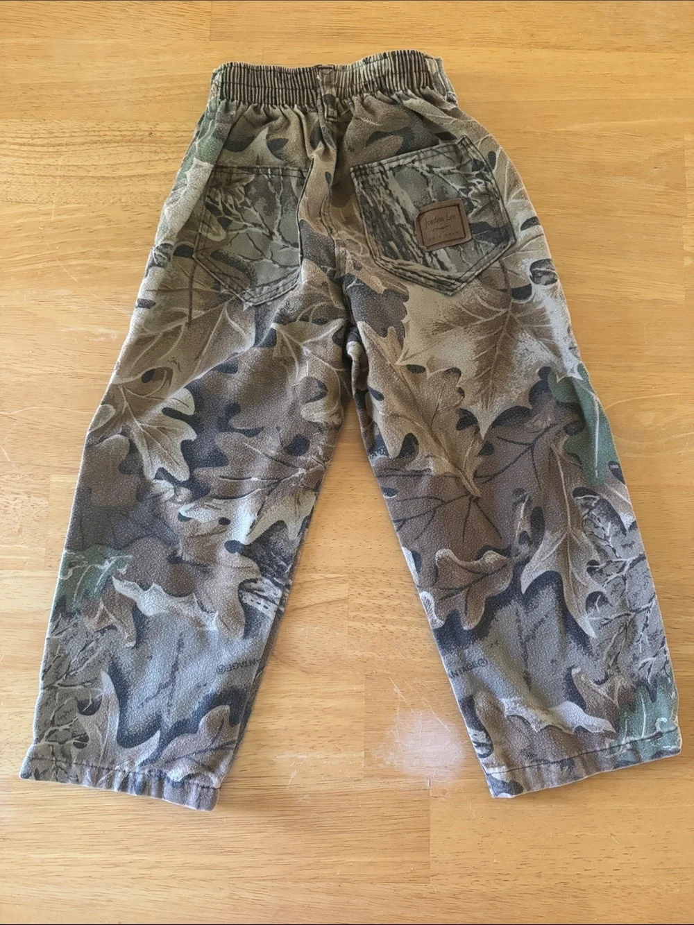 Boys vintage camo pants